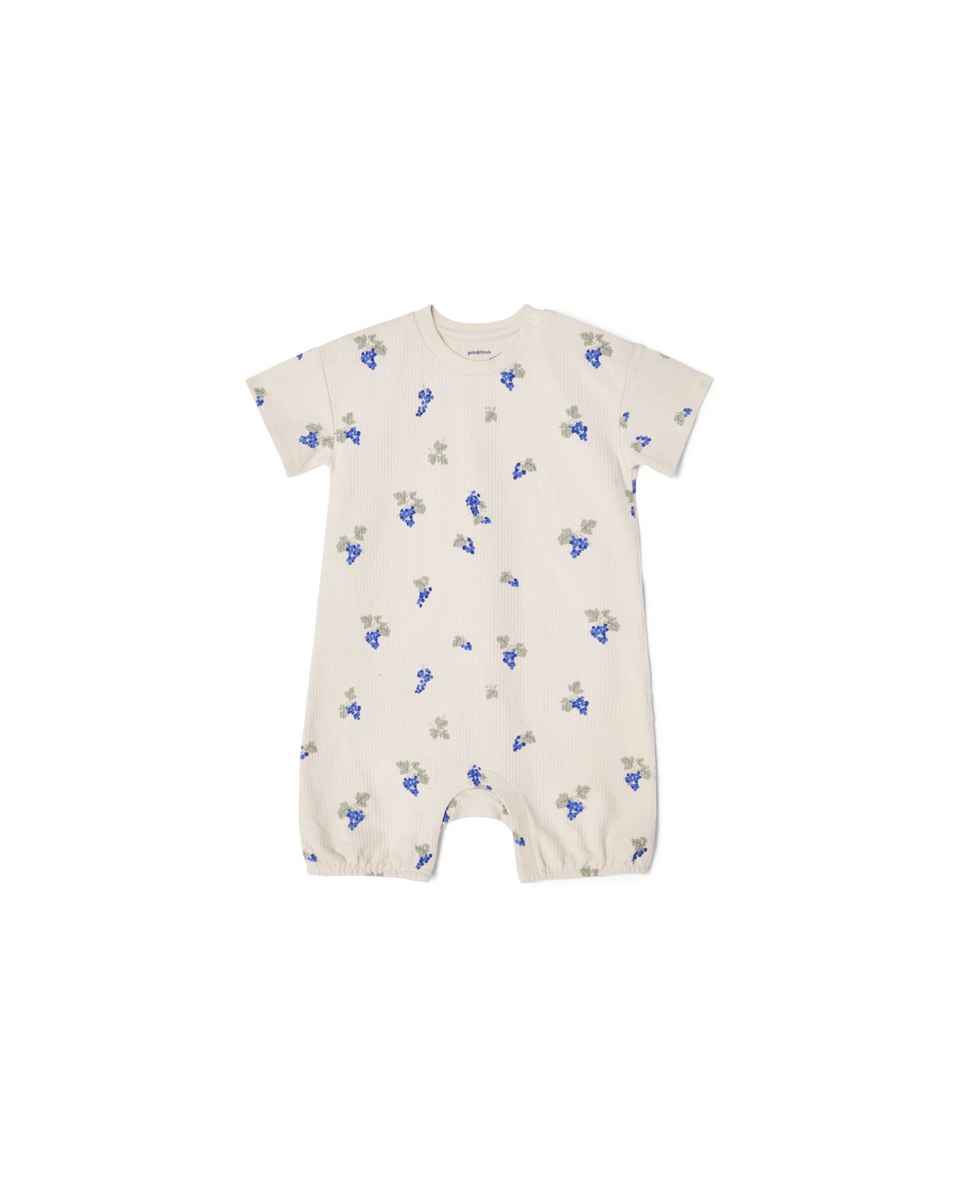 Garbo&Friends - Structured Jersey Onesie Grapes ecru - Jumpsuit - voorkant