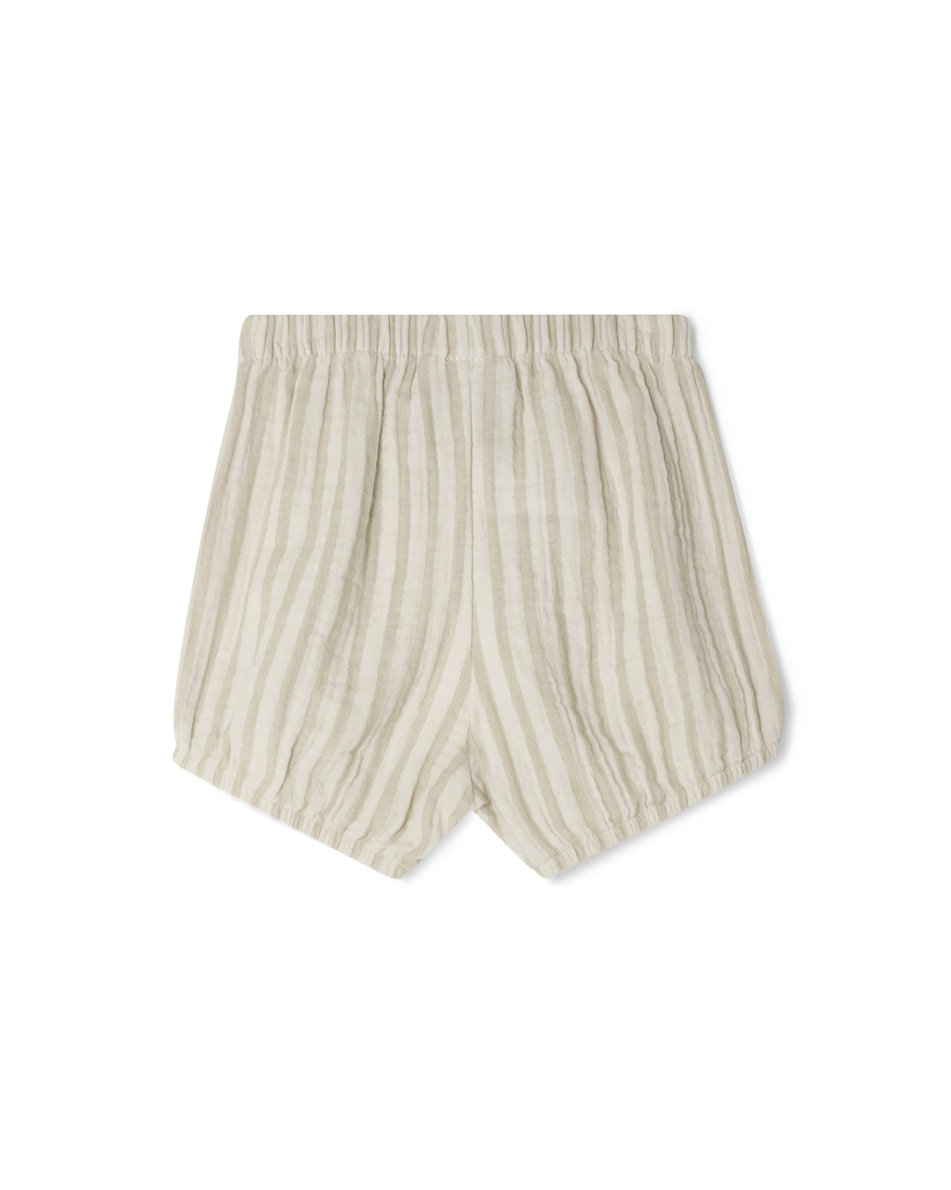 Garbo&Friends - Muslin Bloomers Stripe Pebble - Kort broekje - 100% katoen - voorkant