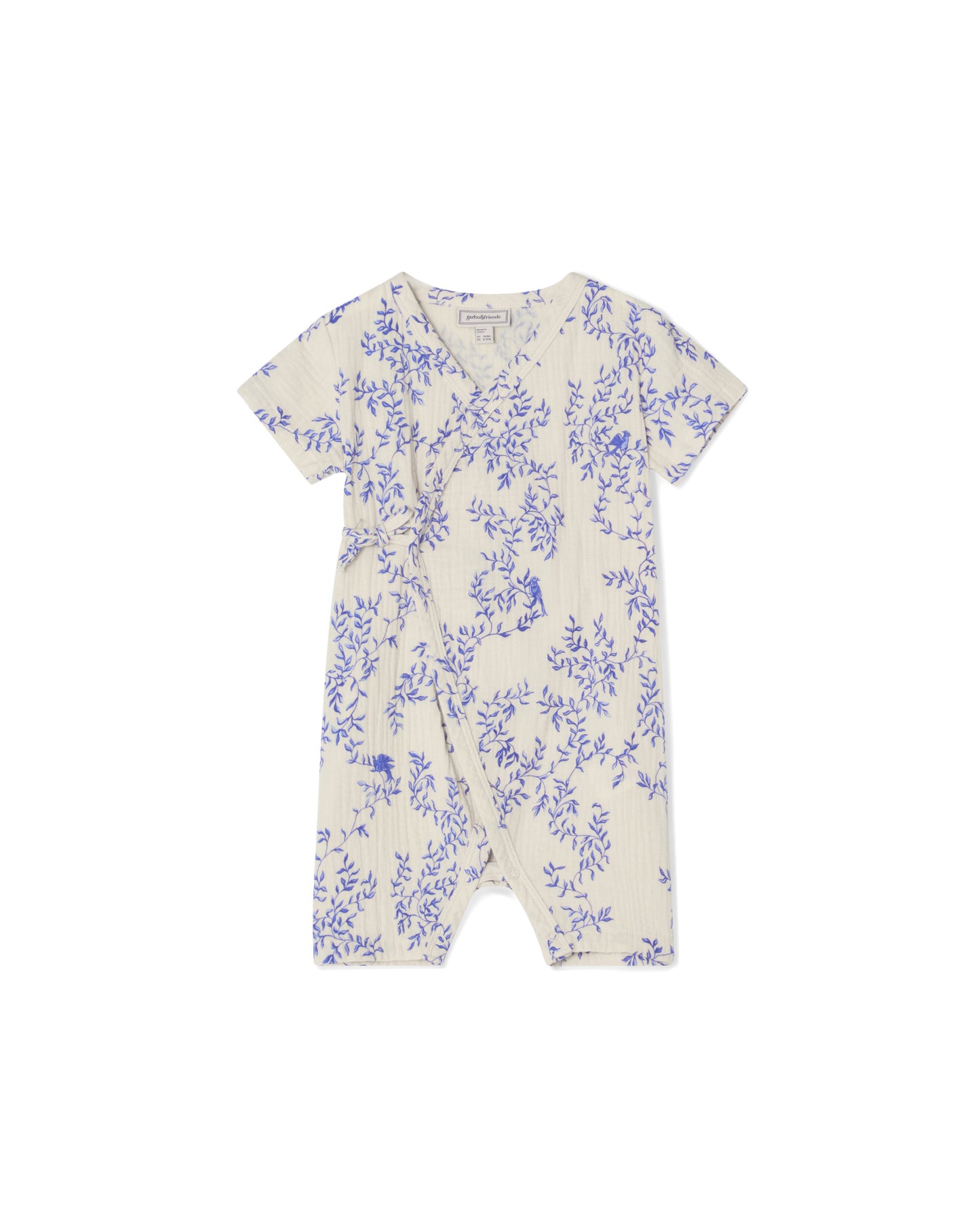 Garbo&Friends - Muslin Wrap Onesie Jardim - Jumpsuit - voorkant