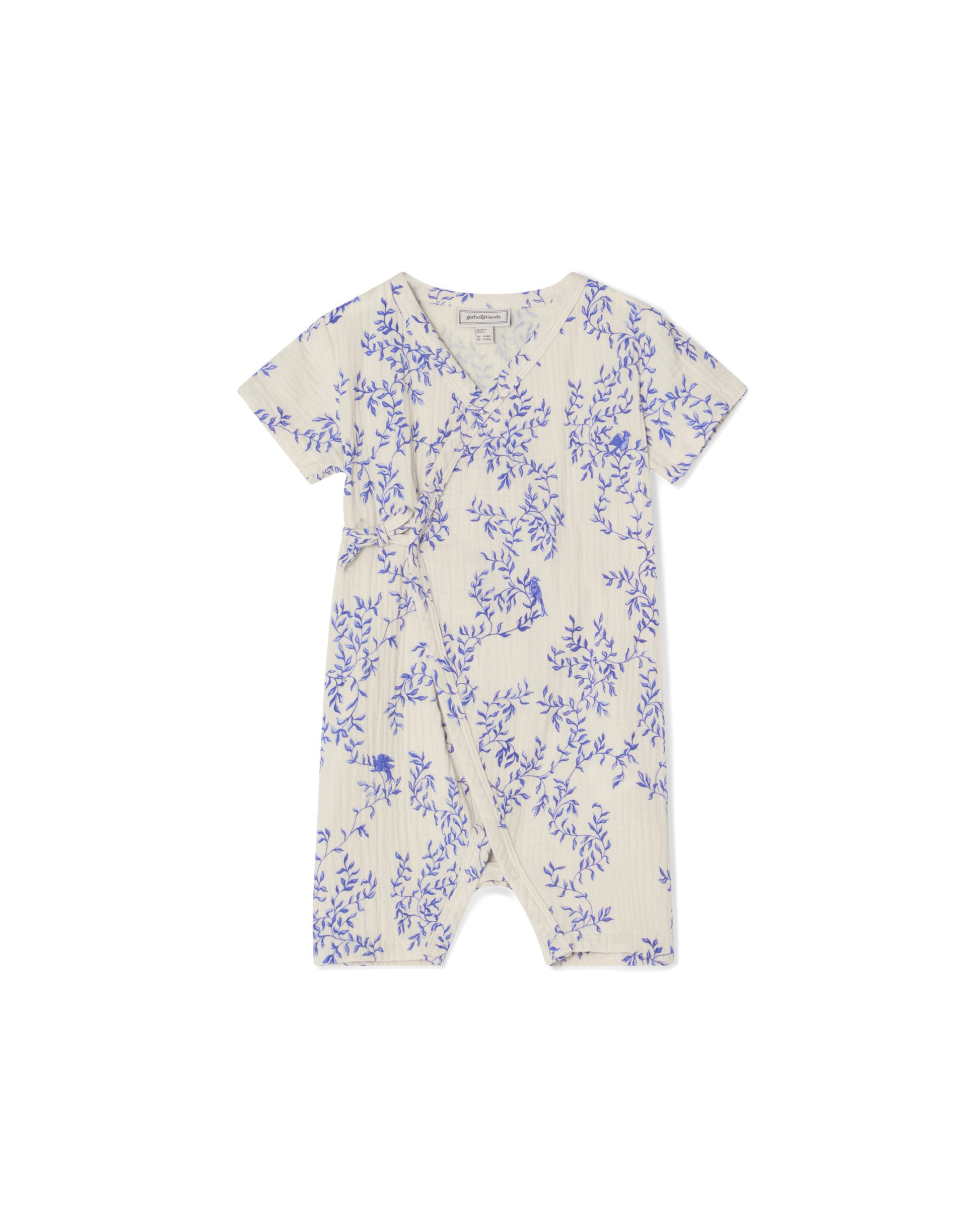 Garbo&Friends - Muslin Wrap Onesie Jardim - Jumpsuit - voorkant