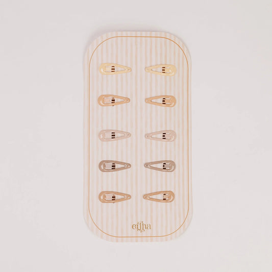 Mini Glitter Haarclip Set - 10 Stuks - Mrs Ertha