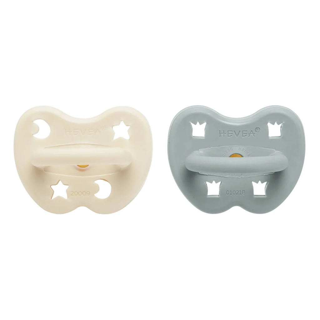 Speentjes - Natuurrubber - 3-36 maanden - 2 pack - Round - Hevea