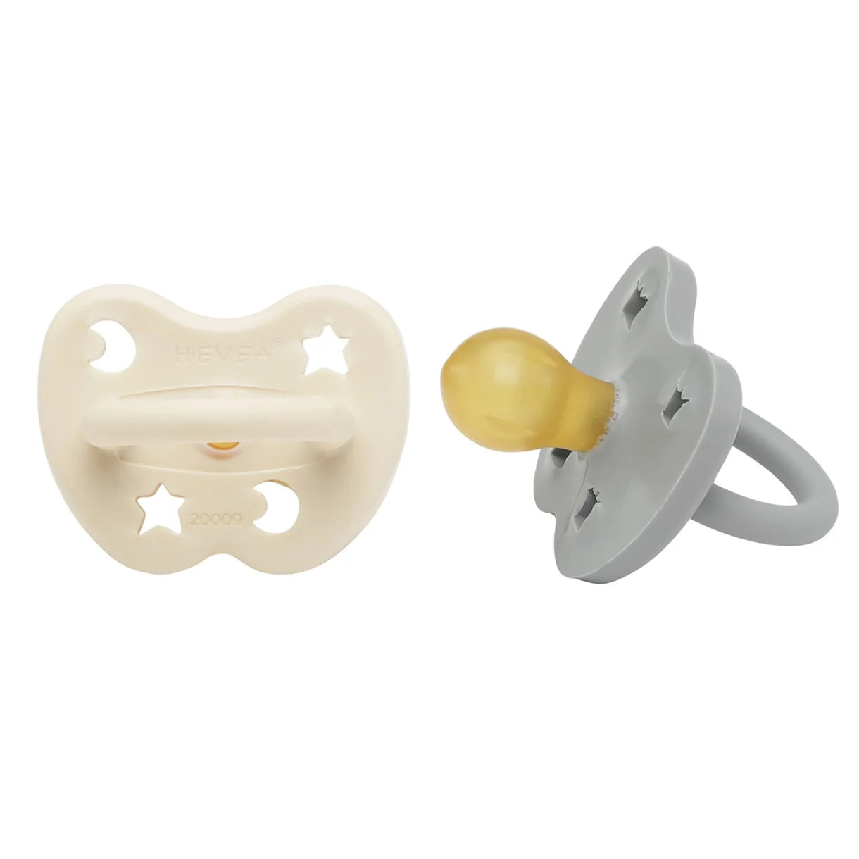 Speentjes - Natuurrubber - 3-36 maanden - 2 pack - Round - Hevea