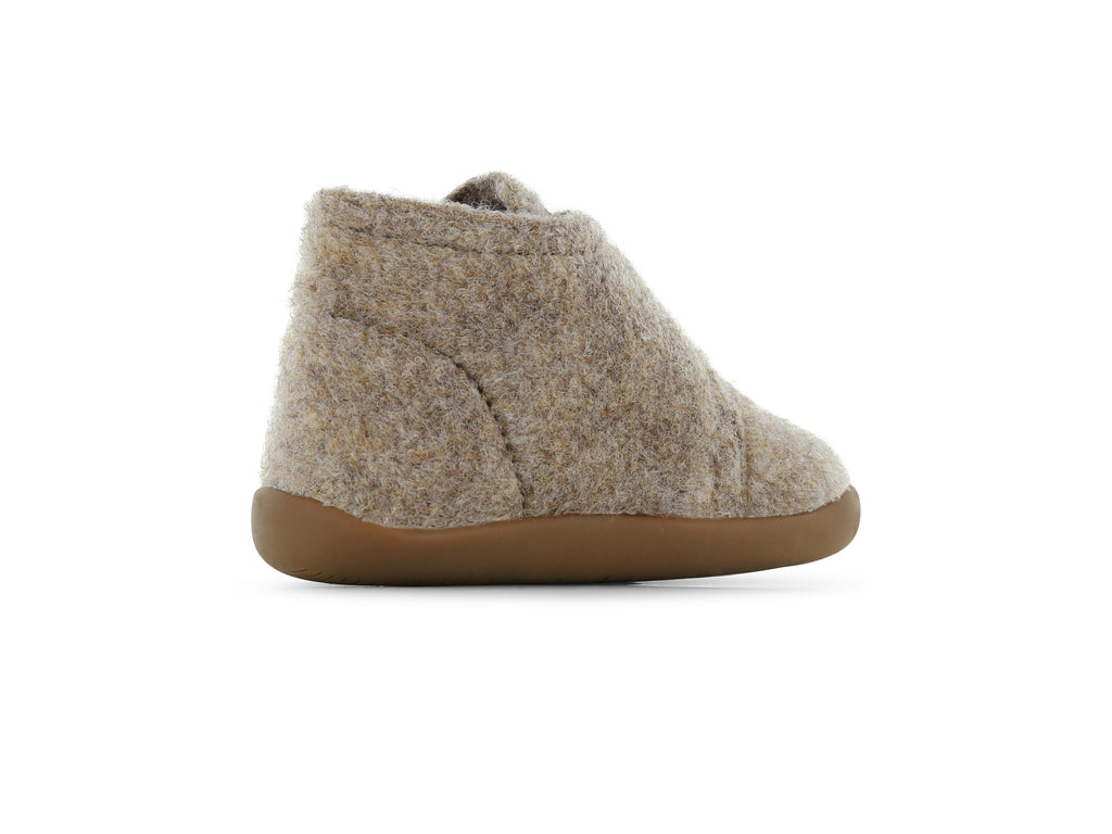 Wolvilten slofjes ExtremeFlex® - Babyschoentjes - Taupe - Shoesme