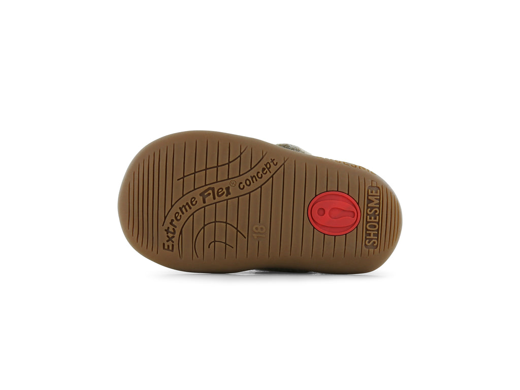 Wolvilten slofjes ExtremeFlex® - Babyschoentjes - Taupe - Shoesme