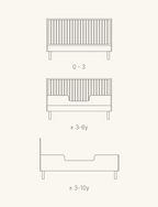 Hai No Ki Meegroeibed - 140 x 70 cm - Natural Ash - Quax - productfoto - afbeelding 6