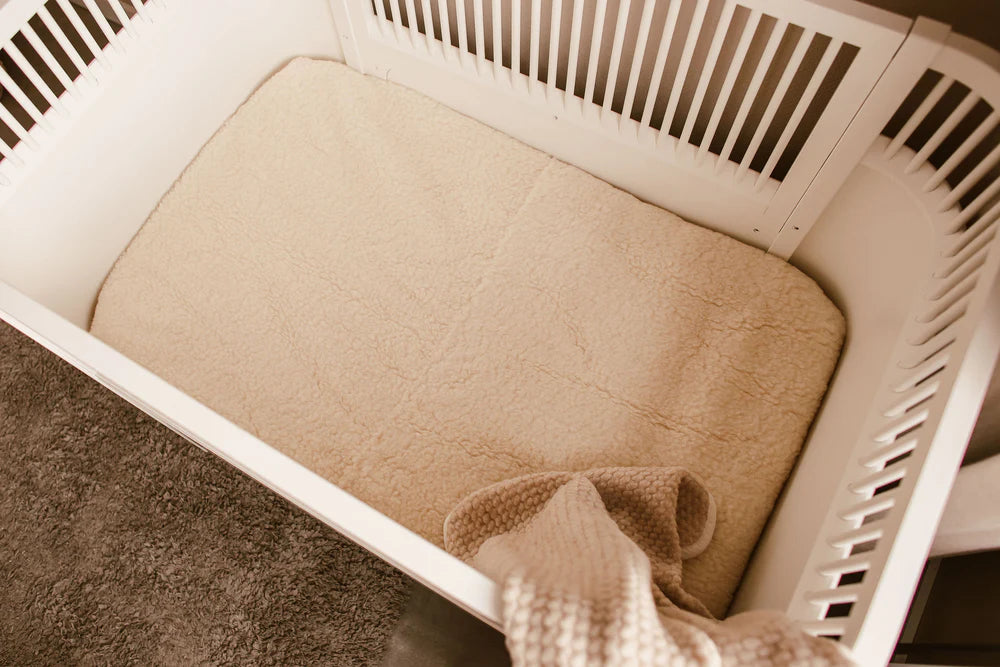 Hoeslaken baby-/kinderbed - Merinowol - Naturel - Kico Label