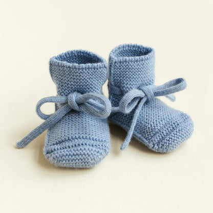 Booties - Baby Slofjes - Merinowol - HVID