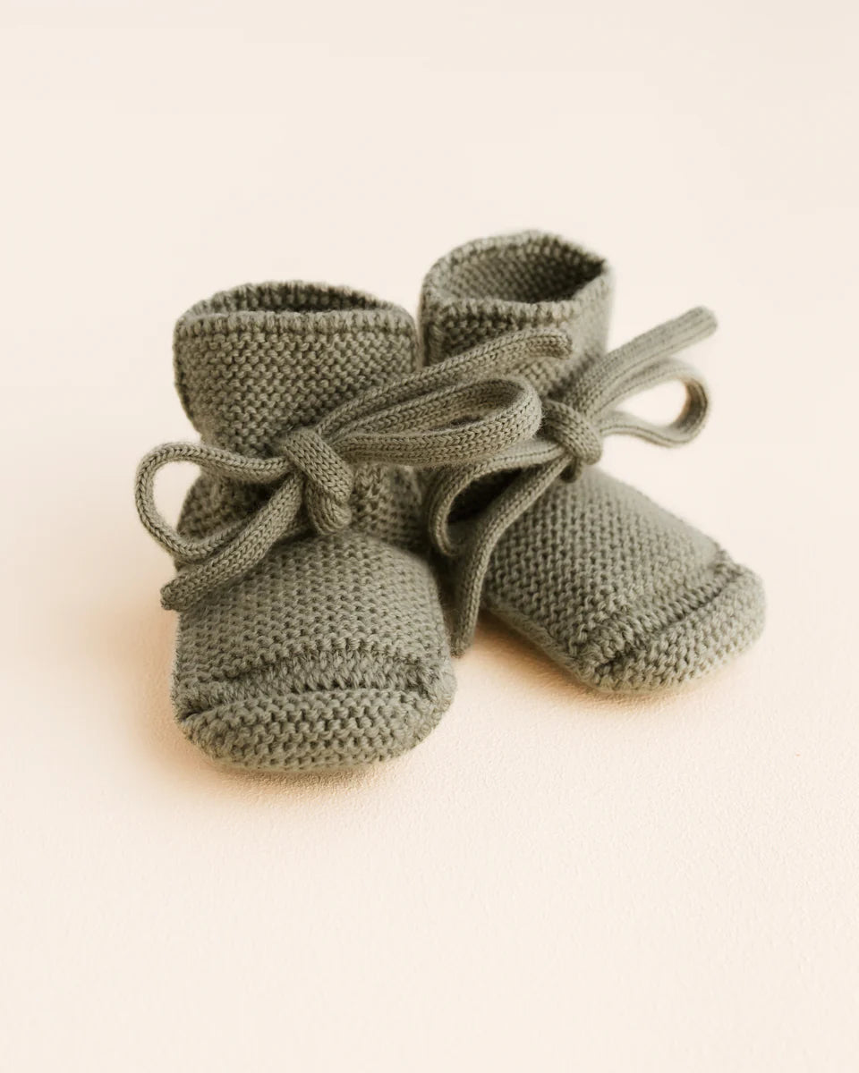 Booties - Baby Slofjes - Merinowol - HVID - productfoto - afbeelding 11