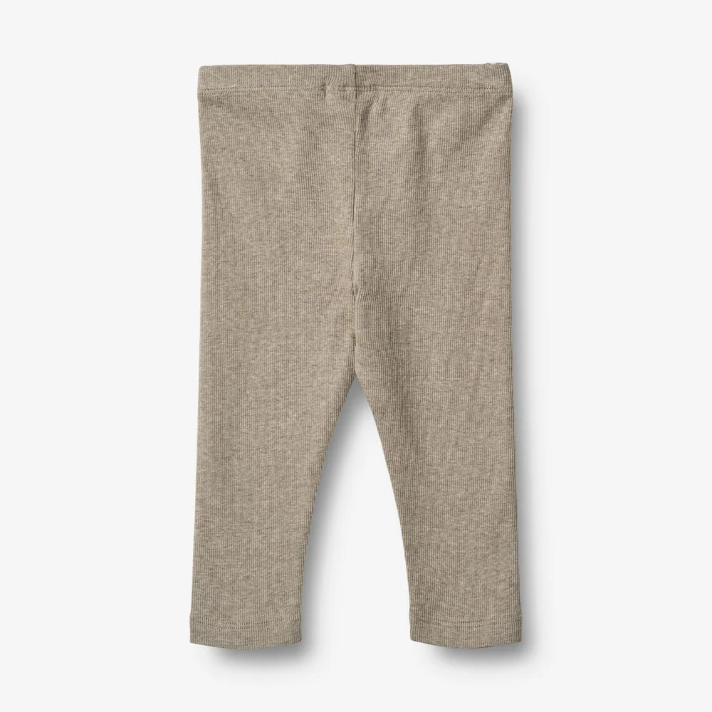 Legging Jules - Biologisch katoen - Gravel Melange - Wheat - productfoto - afbeelding 3