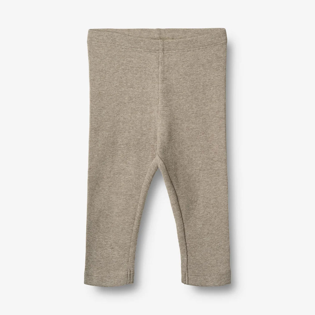 Legging Jules - Biologisch katoen - Gravel Melange - Wheat - productfoto