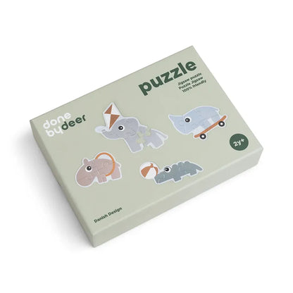 Eerste puzzel - First jigsaw puzzle set - 2+ jaar - Playground  - Colour mix - Done by Deer