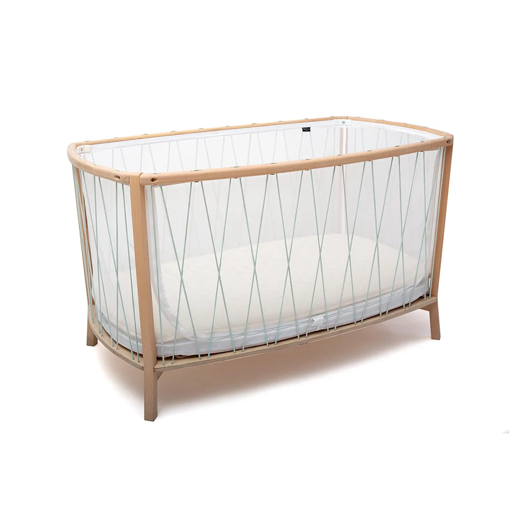 KIMI Evolving Baby Bed - Houten meegroei bed zonder spijlen 60x120 cm - Van 6 maanden tot 5 jaar - Charlie Crane - productfoto - afbeelding 8
