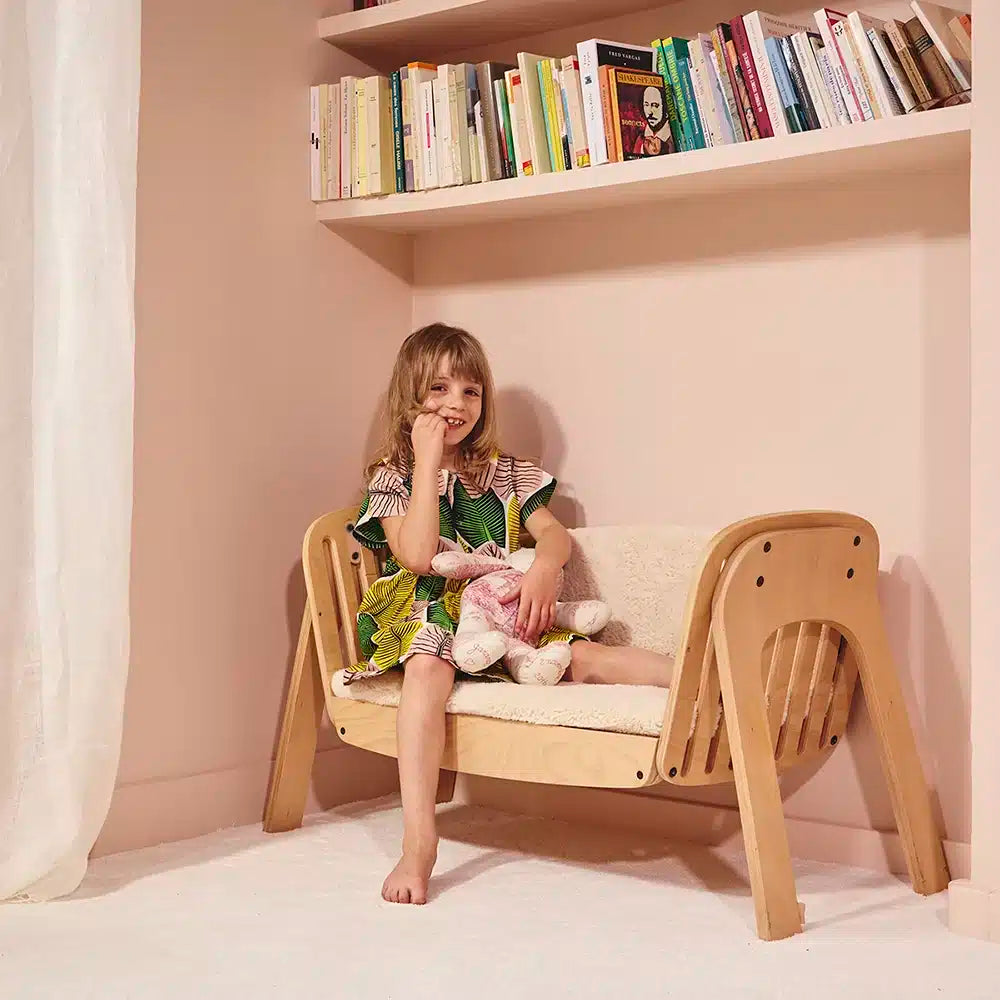 KODO Co-sleeping Crib - Houten Co Sleeper - Van Geboorte tot 6 Maanden - Charlie Crane