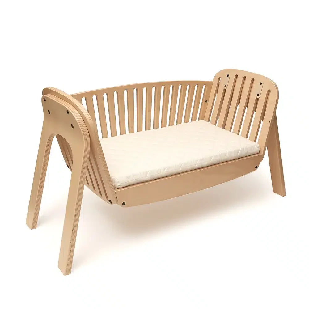 KODO Co-sleeping Crib - Houten Co Sleeper - Van Geboorte tot 6 Maanden - Charlie Crane