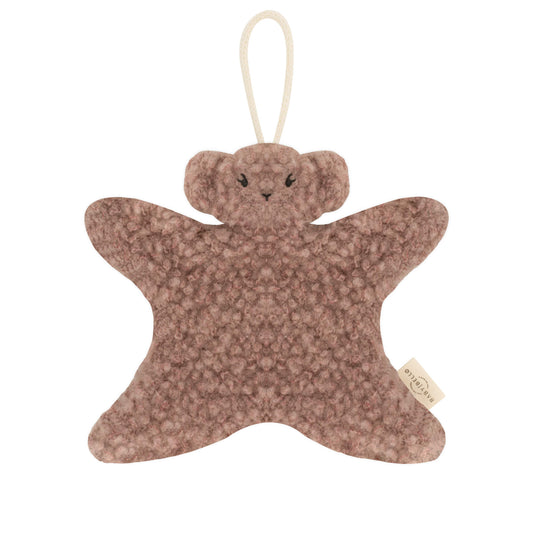 Speendoekje - Merinowol - Earthy Cocoa  – Soft Ivory/Beige - Baby Bello