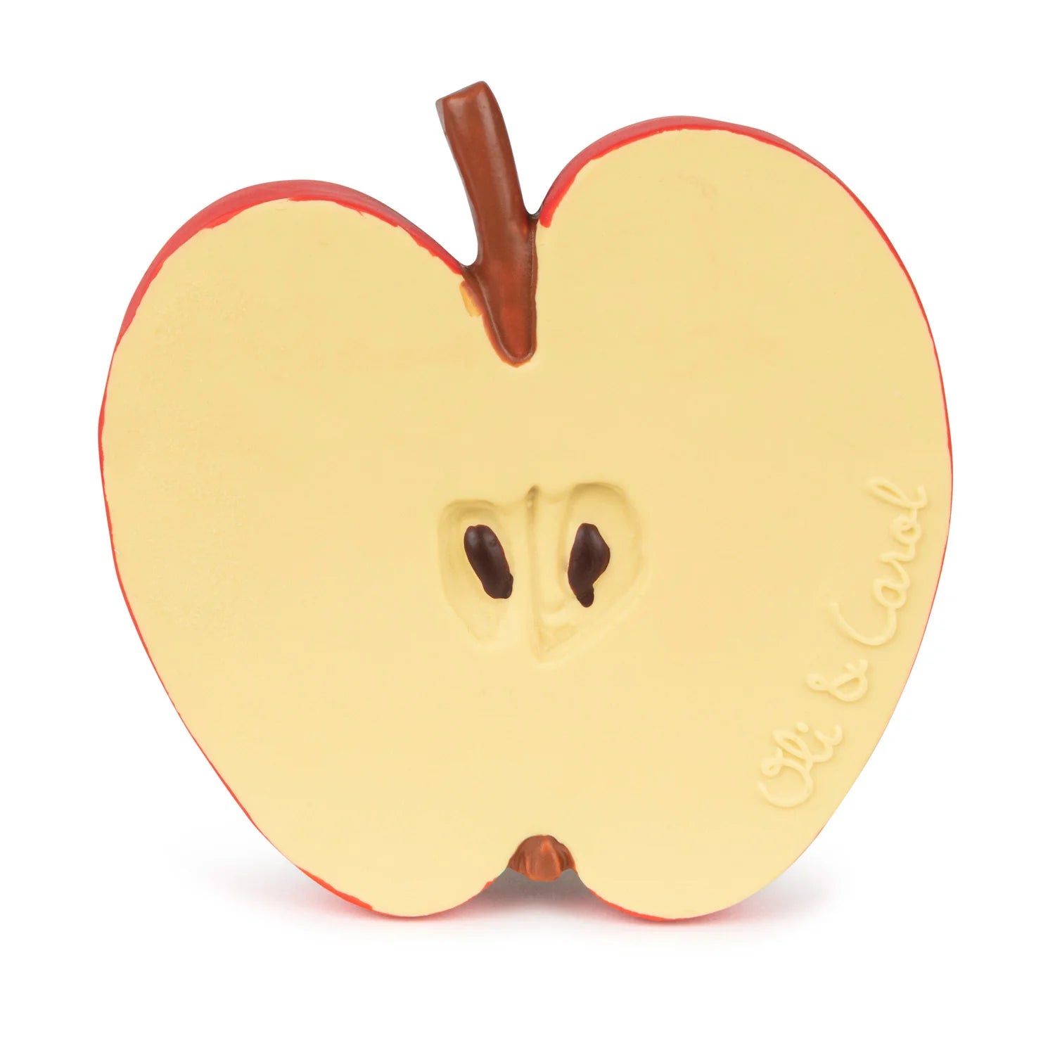 Bijtring & badspeeltje Pepita the Apple - Natuurrubber - Oli & Carol - productfoto - afbeelding 4