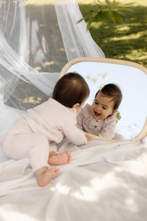 Top Mara - Biologisch katoen/mousseline - Roze - Levv Labels - sfeerbeeld