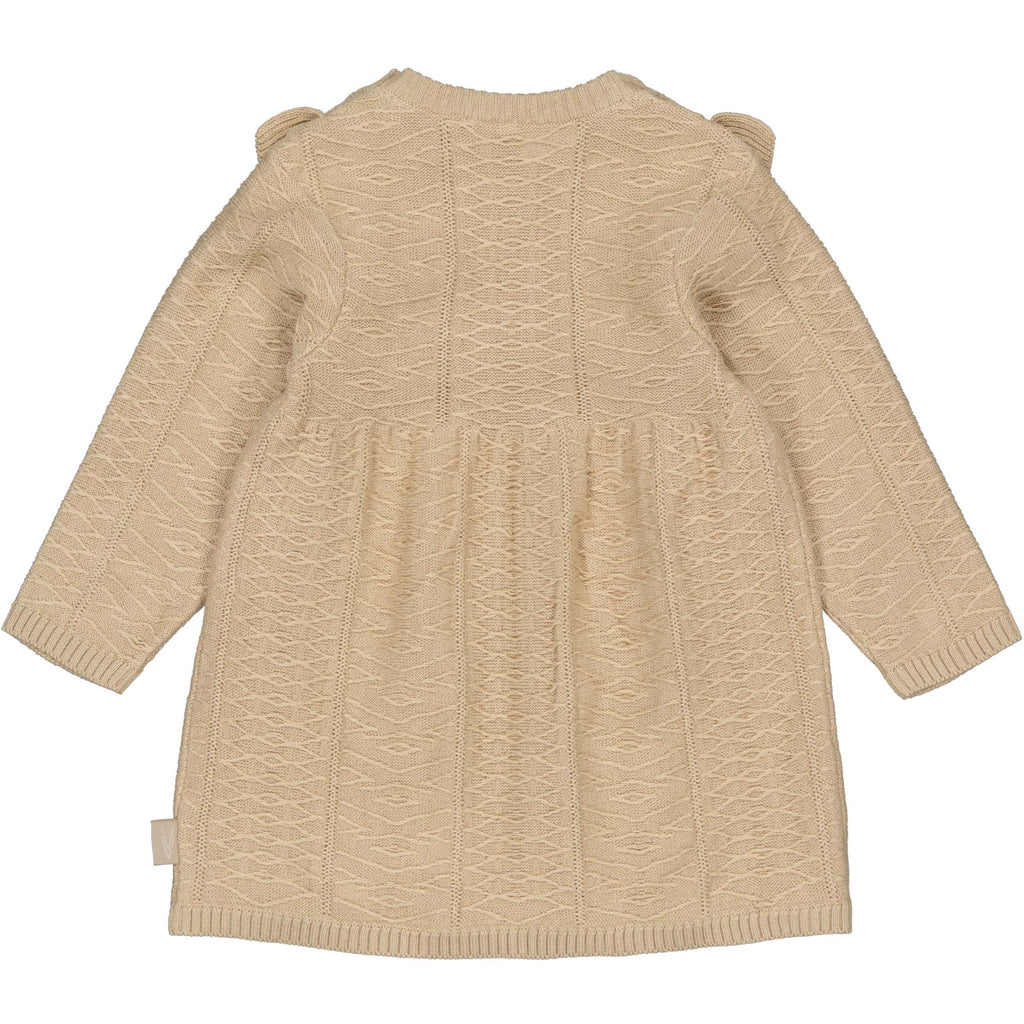 Jurkje Nali - Beige - 100% katoen - LEVV Labels - achterkant