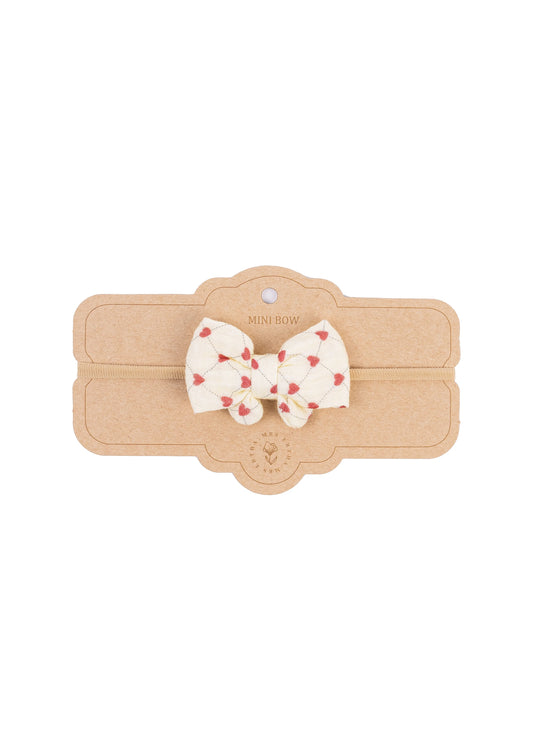 Baby haarbandje met strik - Biologisch katoen - Lovely Roots - Mrs Ertha