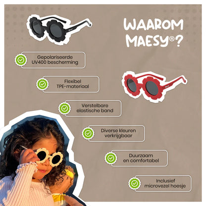 Zonnebril Fleur 1 t/m 3 jaar - Bloem - Maesy