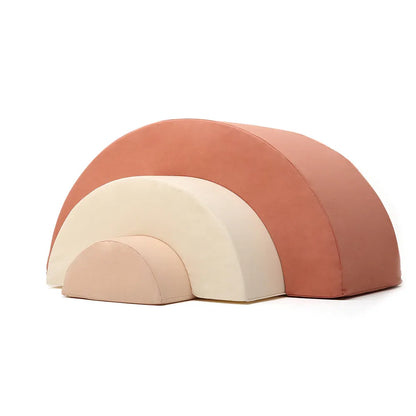 MILO foam speelset regenboog - montessori speelgoed van biologisch katoen - Charlie Crane