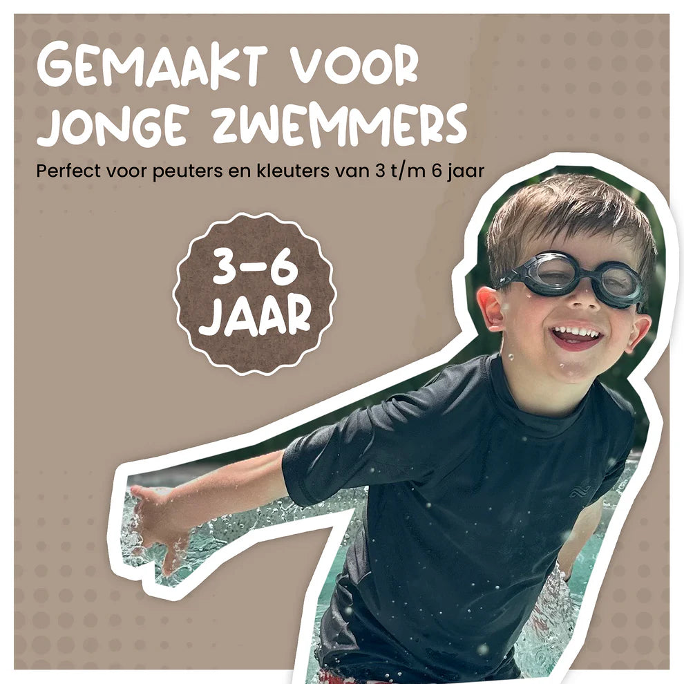 Zwembril Sammy - Duikbril 3 t/m 6 jaar - Beige/Ecru - Maesy