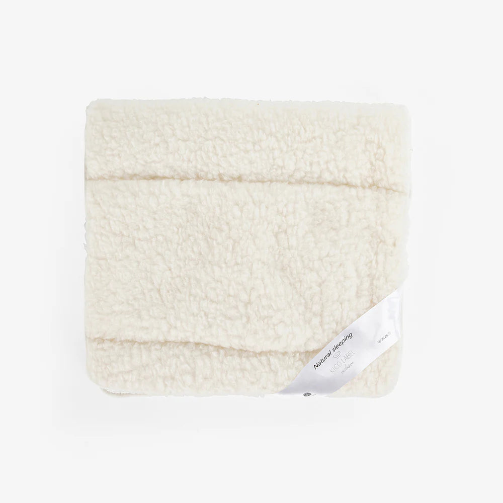 Matrastopper / onderdeken - Merinowol - Naturel - Kico Label