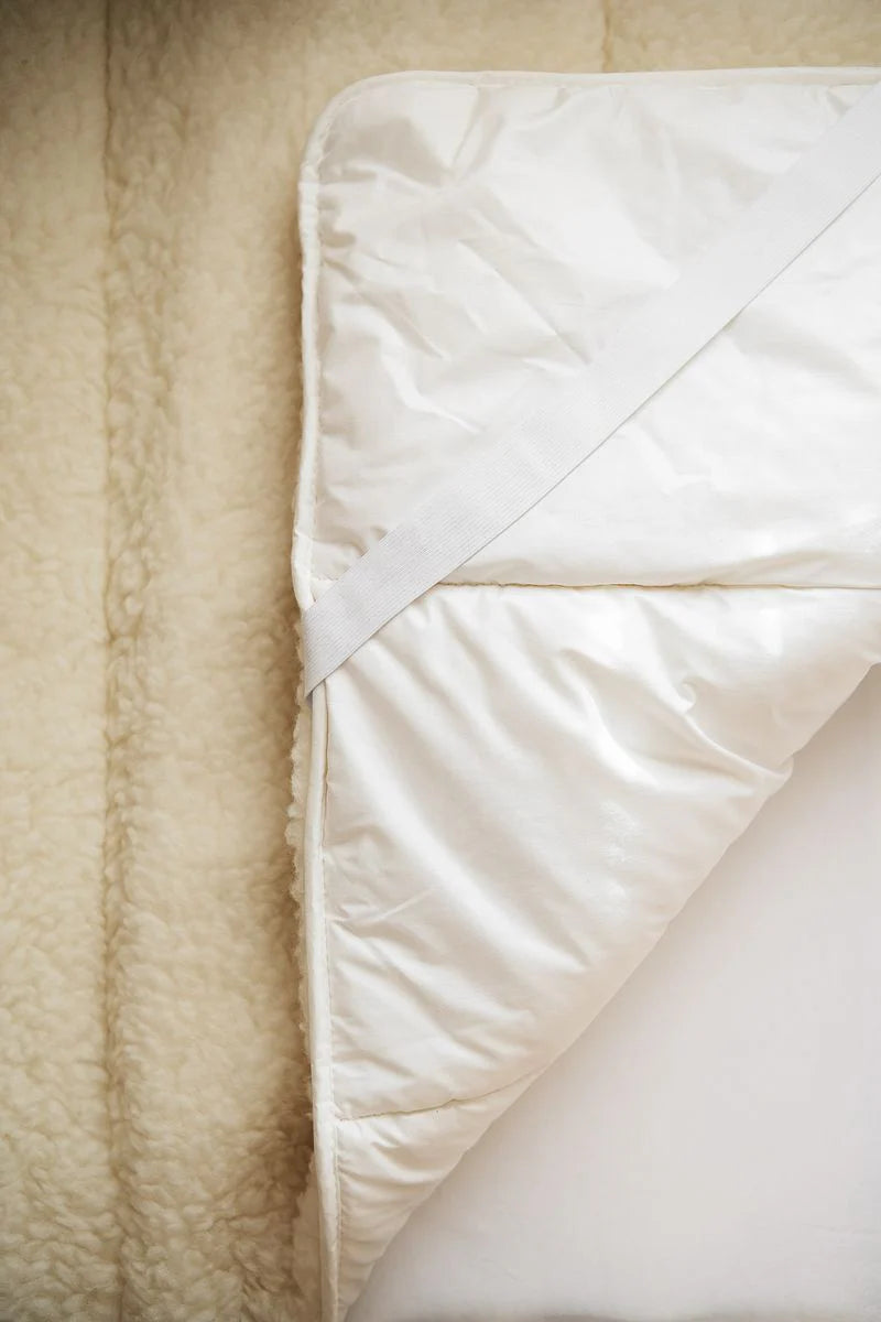 Matrastopper / onderdeken - Merinowol - Naturel - Kico Label