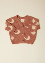 Moon Star Cardigan Russet – 100 % coton biologique – Claude & Co