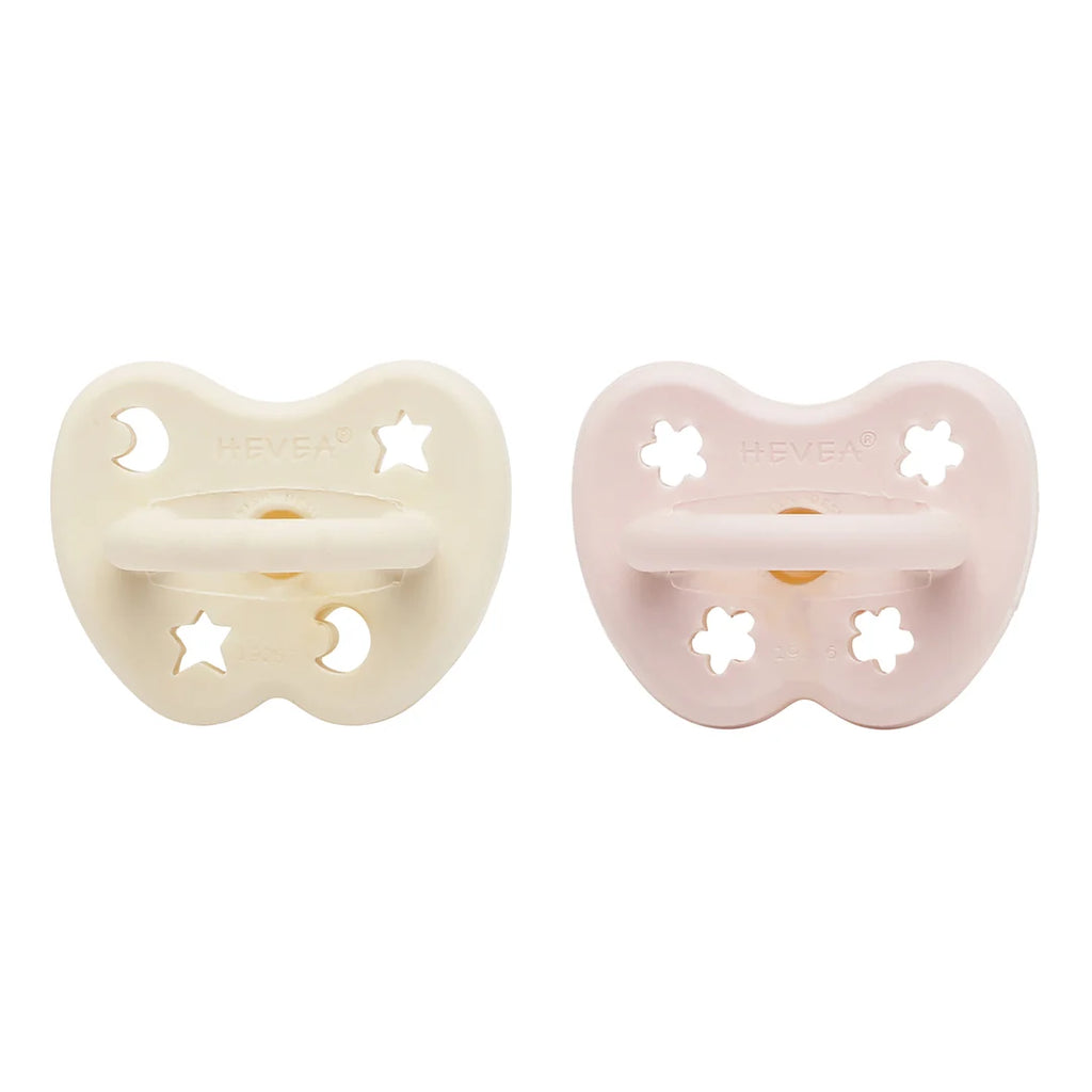 Speentjes - Natuurrubber - 3-36 maanden - 2 pack - Round - Hevea