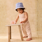 Jumpsuit - Overall Morli - Biologisch katoen/Dobby - Cream - Louise Misha - productfoto