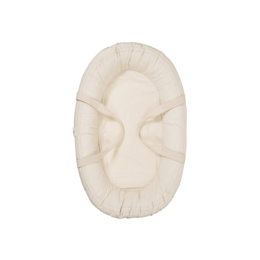 Baby nest & lift - Biologisch katoen - Beige streep - Copenhagen Colors