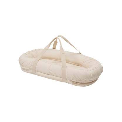 Baby nest & lift - Biologisch katoen - Beige streep - Copenhagen Colors