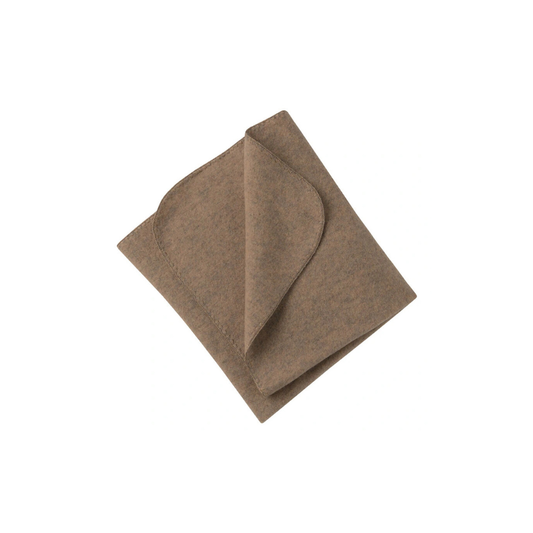 Baby Blanket Wool Fleece - Walnut/Bruin - Engel Natur