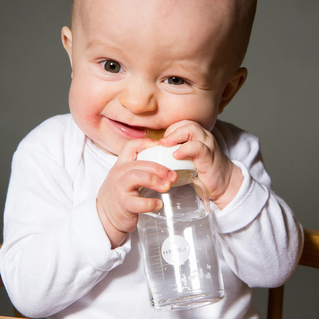 2-pack speentjes voor babyfles - Standard Neck Baby Glass Bottle Nipples - Natuurrubber - Hevea