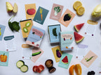 Tischkarten Gemüse & Obst – 60 pädagogische Ess- und Probierkarten für Kinder – STERK & ZOET