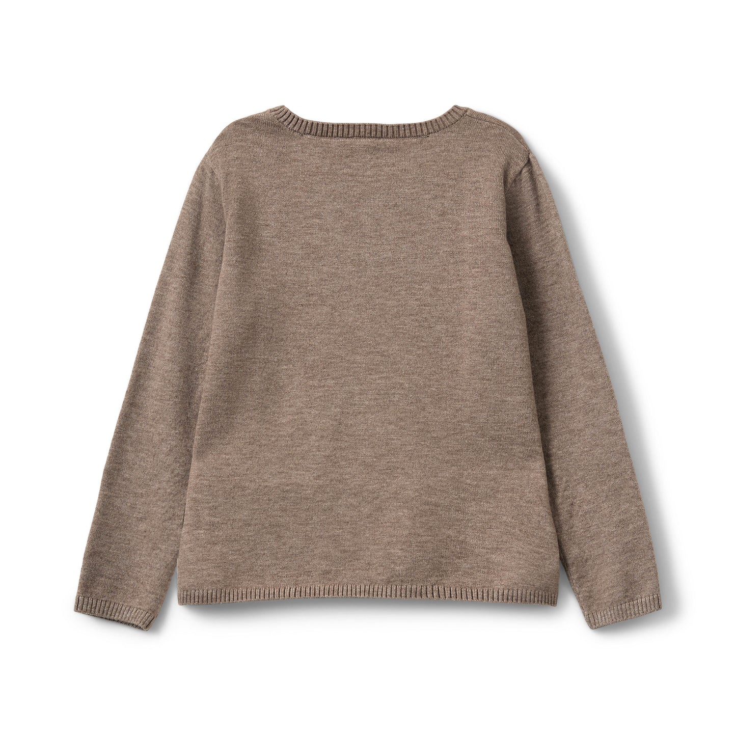 Fijngebreide trui Ursa - Bruin melange - Sofie Schnoor