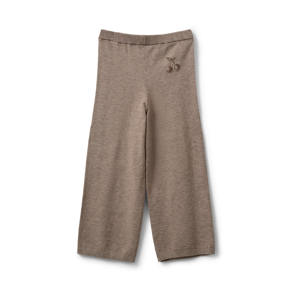 Fijngebreide broek Lova - Bruin melange - Sofie Schnoor - productfoto - afbeelding 2