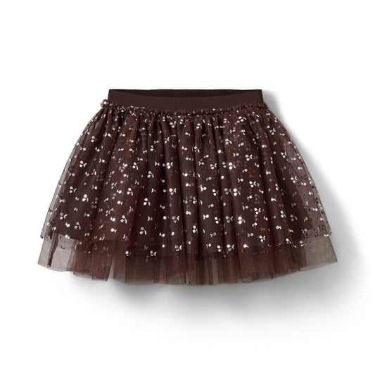 Tulle rok Siggy - Polyester - Bordeaux rood - Sofie Schnoor