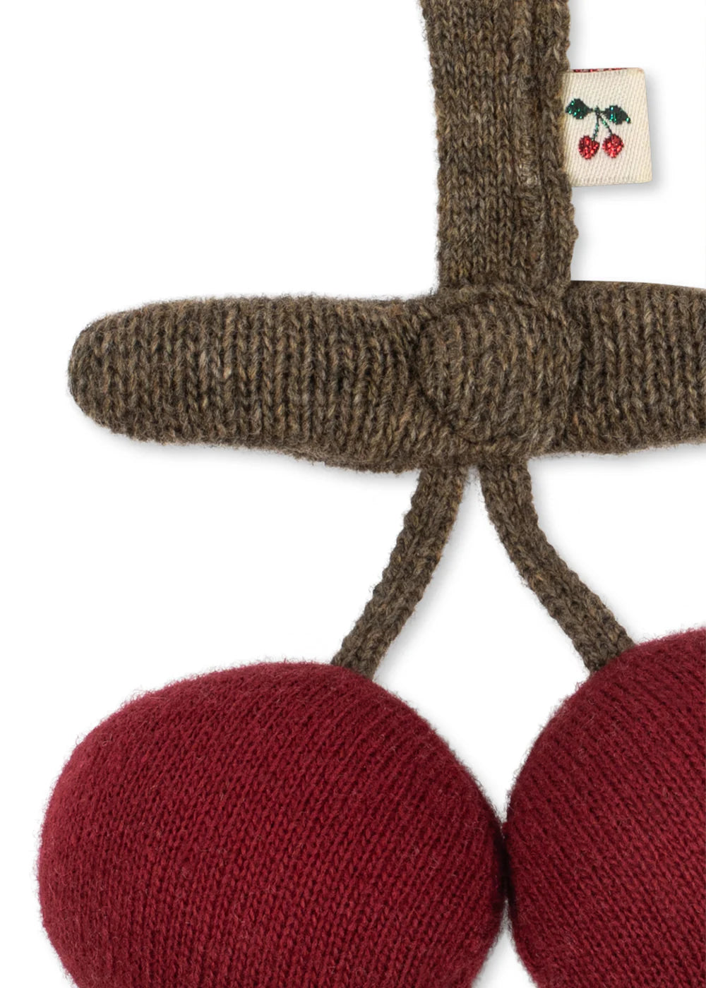 Kinderwagen hanger - Kersen - Wolmix - Konges Sløjd - close up