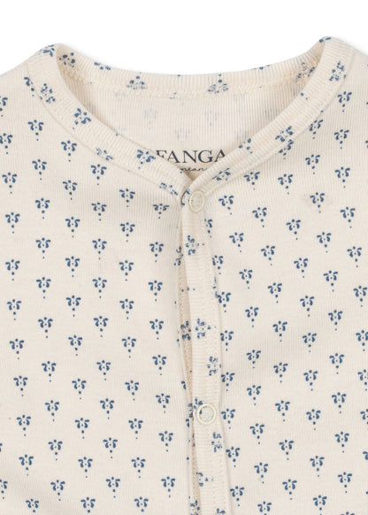 Bello onesie - Boxpakje - Punto Blu - Biologisch katoen en modal - Fanga Fontana - detail