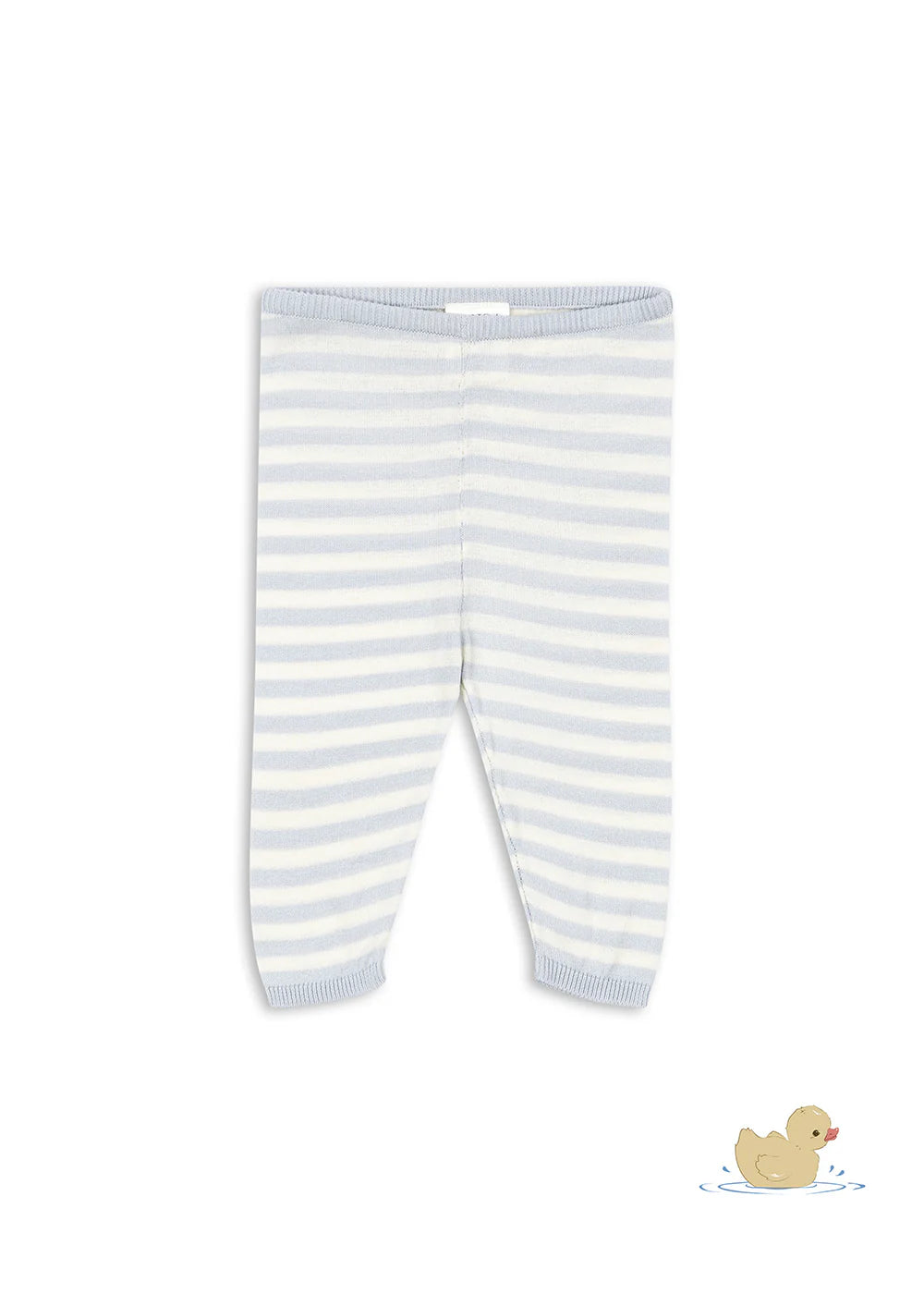 Thinly Knitted Pants - Venti Knit Leggings - Gray Dawn/Blue - Organic Cotton - GOTS - Konges Sløjd
