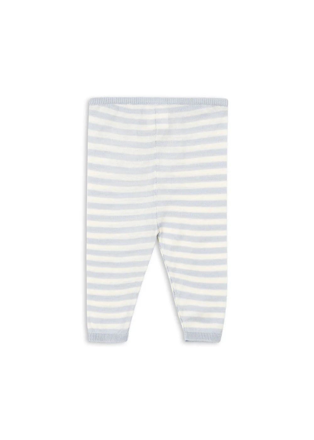 Dungebreid broekje - Venti Knit Leggings - Gray Dawn/Blauw - Biologisch Katoen - GOTS - Konges Sløjd - achterkant