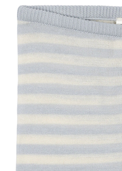 Thinly Knitted Pants - Venti Knit Leggings - Gray Dawn/Blue - Organic Cotton - GOTS - Konges Sløjd