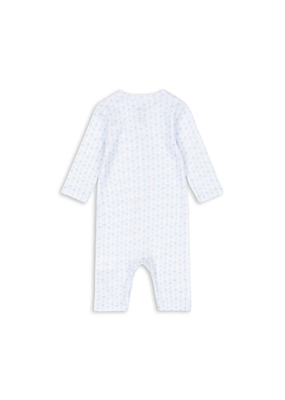 Fio Onesie - Barca - Boxpakje/Pyjama - Biologisch Katoen - Zeilbootjes - Konges Sløjd - achterkant