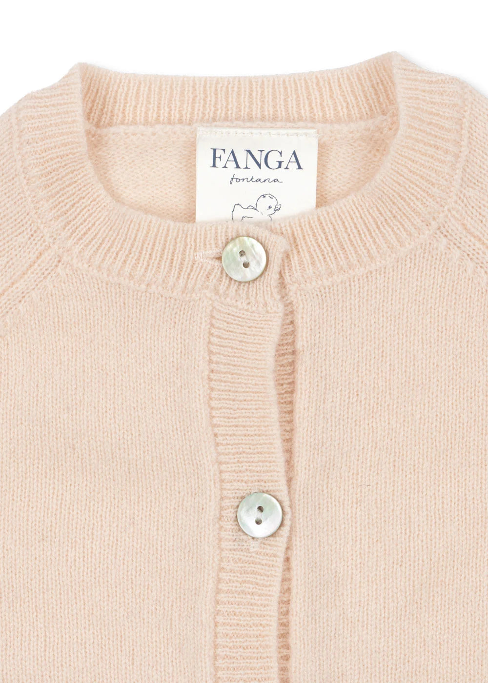 Savora Cardigan - Creole pink - Wollen Baby Vestje - Wol - Konges Sløjd
