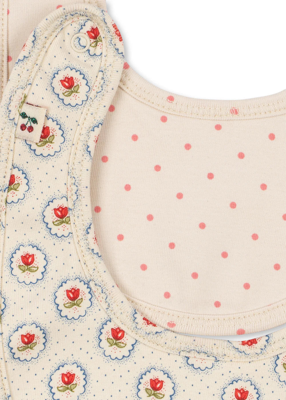 Basic Bibs Mirage - 2 pack - Organic Cotton - Konges Sløjd