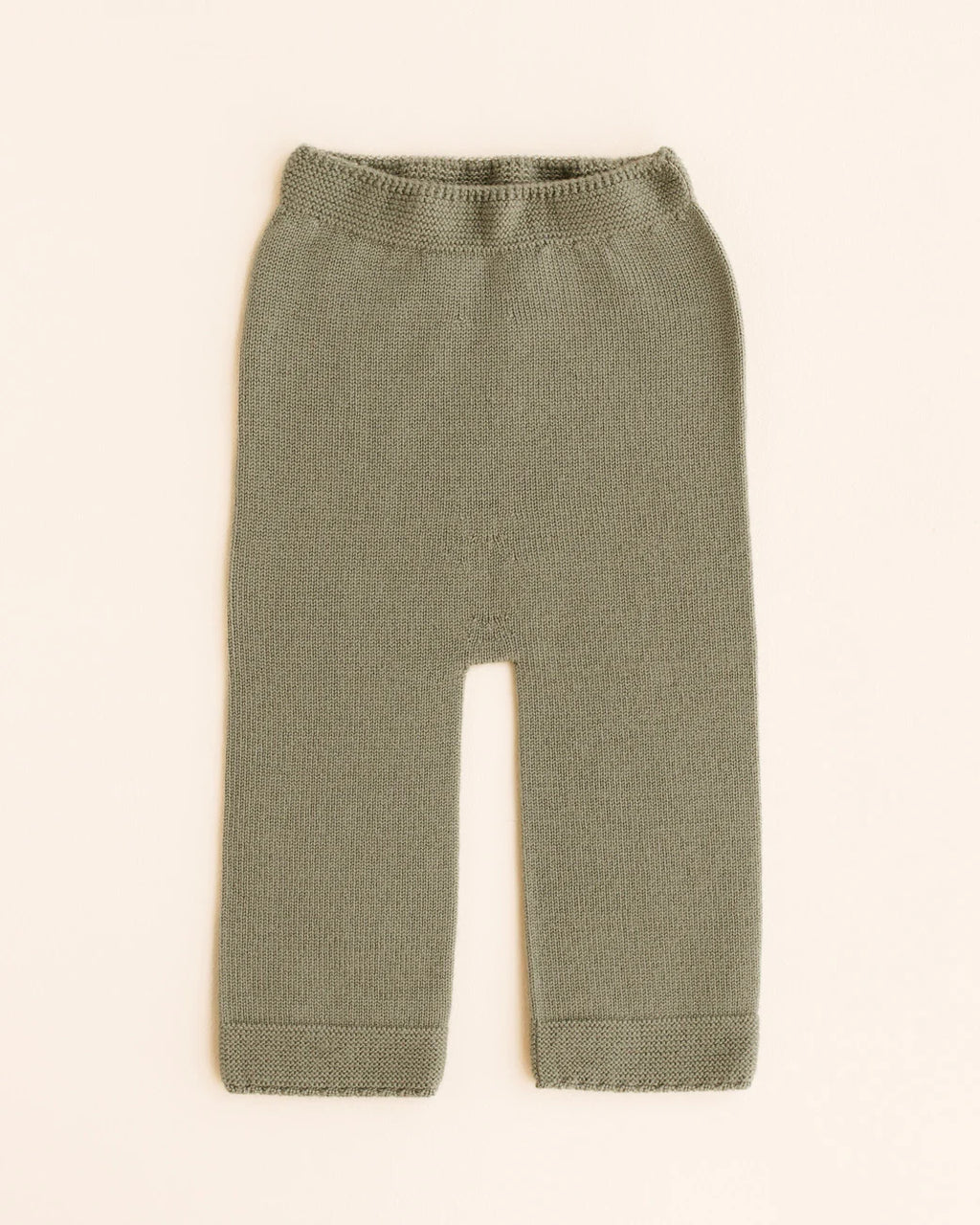 Gebreid broekje Guido - Merino wol - HVID - lifestyle - afbeelding 3