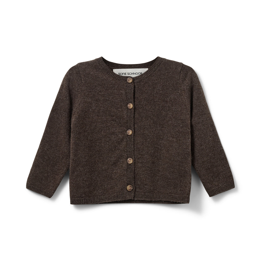 Cardigan en laine CisseSB - 100% laine - Beige & Marron - Sofie Schnoor